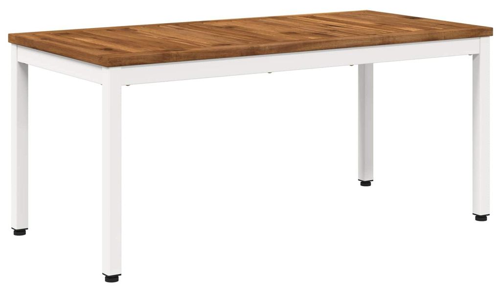 vidaXL Couchtisch Natürlich und Weiß 50 x 100,5 x 45 cm Produktbild 