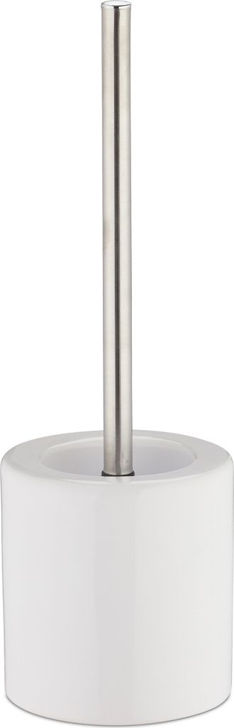 relaxdays WC-Garnitur weiß Stein Produktbild 