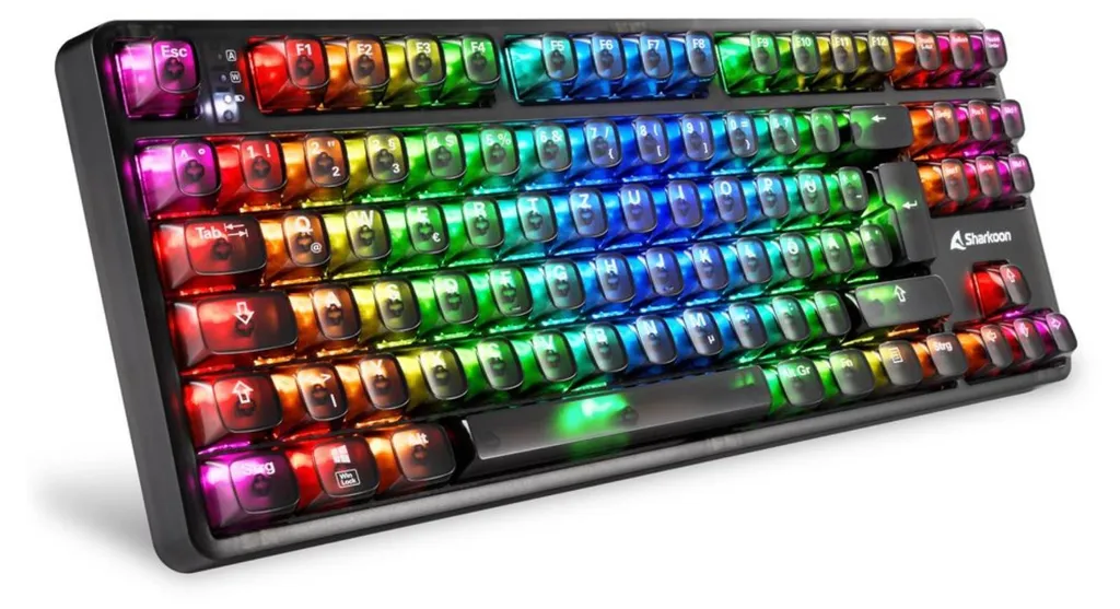 Clavier Gamer Mécanique Sharkoon SKILLER SGK70W Noir Layout Allemand