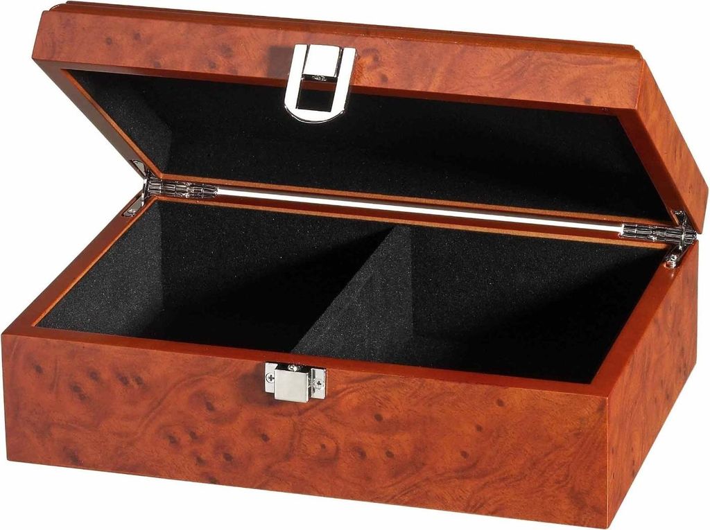 Philos Holz Schachfiguren Aufbewahrungsbox 180x120x83 mm klassisch