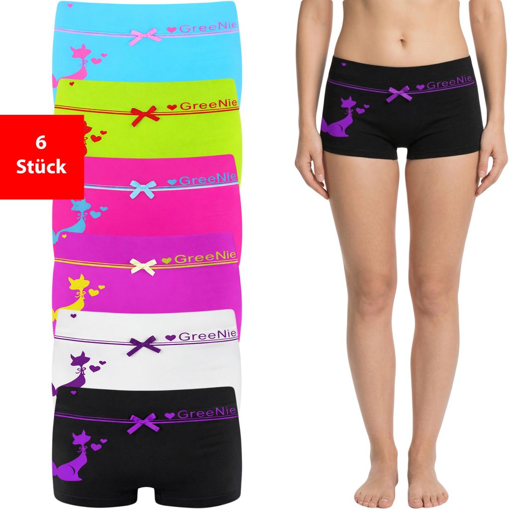 Panty Damen Pantys Mikrofaser 6er & 12er Pack Unterwäsche Produktbild 