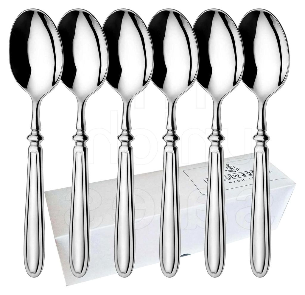 6 Dessert-Vorspeisenlöffel der Serie Landhaus