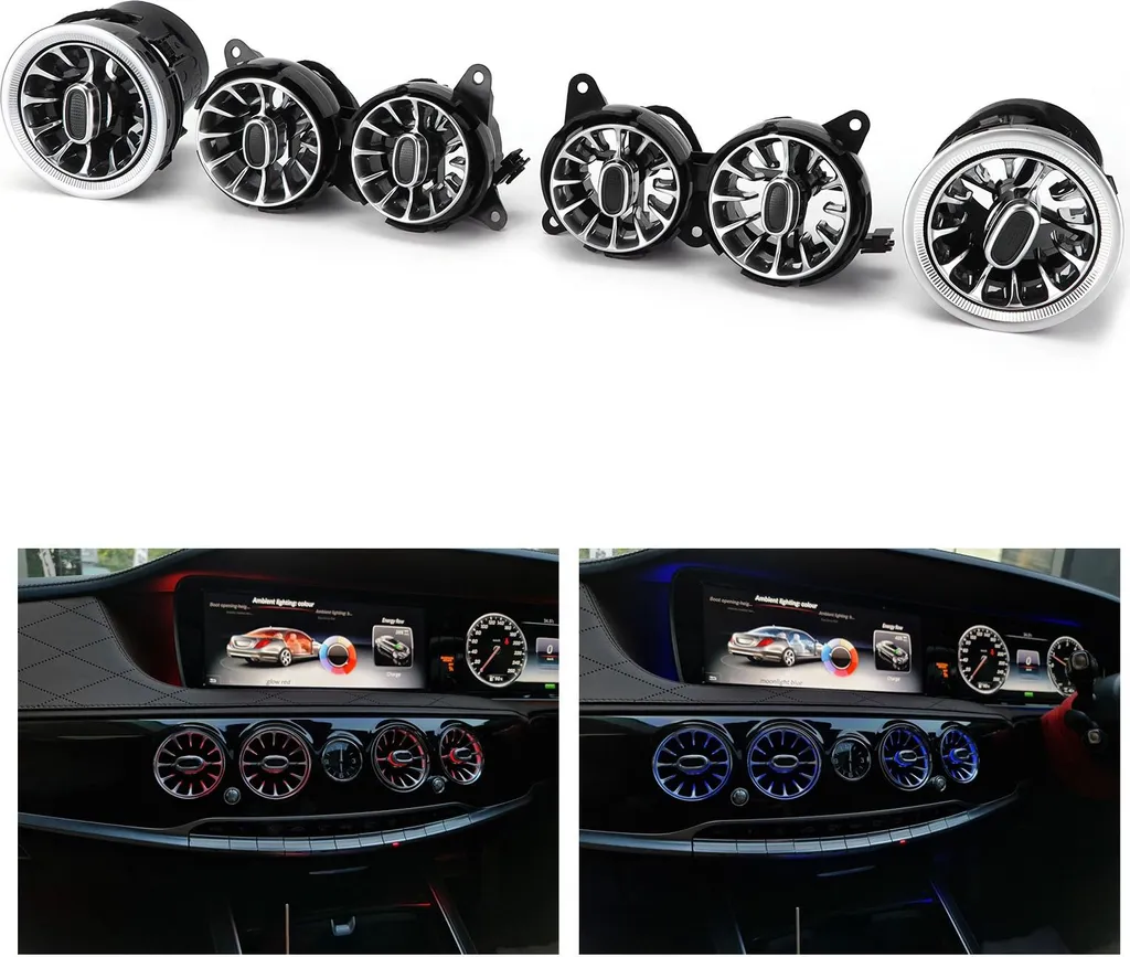Kit éclairage LED turbine pour réparer la ventilation Mercedes S W222
