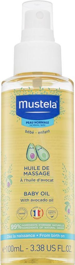 Mustela Bébé Baby Massage Oil masážní olej pro děti 100 ml Obrázek produktu 
