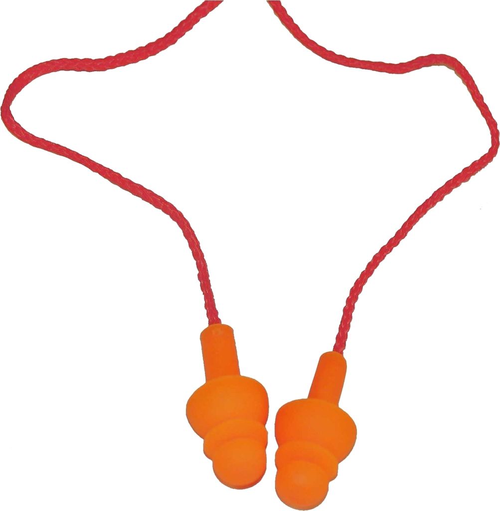 Gehörschutz-Stöpsel + Verbindungskordel EN352-2 / Paar