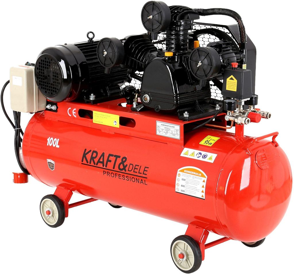 Kompressor 100L 400V 3 Zylinder Luftkompressor Ölkompressor Produktbild 