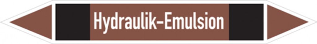 Dreifke Rohrleitungsetikett, Hydraulik-Emulsion | Folie selbstklebend | 187x...
