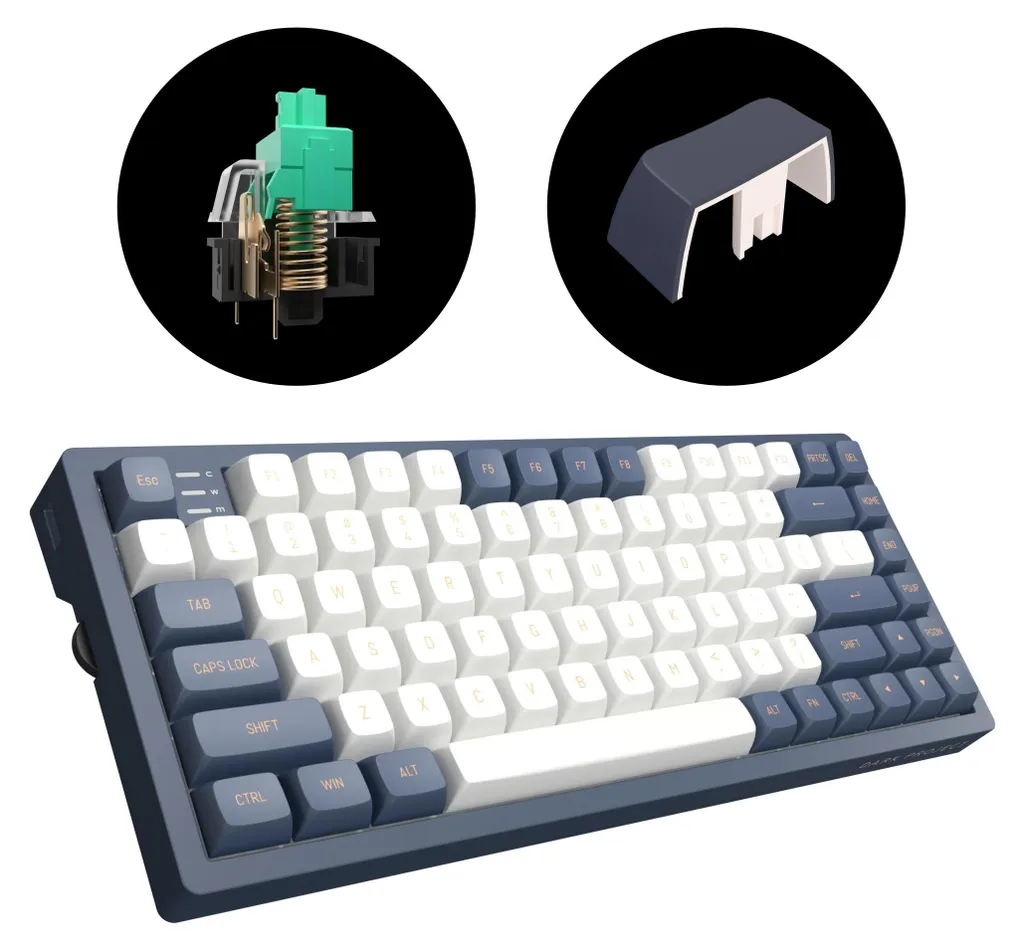 Fini le Bruit avec le Clavier Dark Project KD83A 75% Switch Saphir - 8
