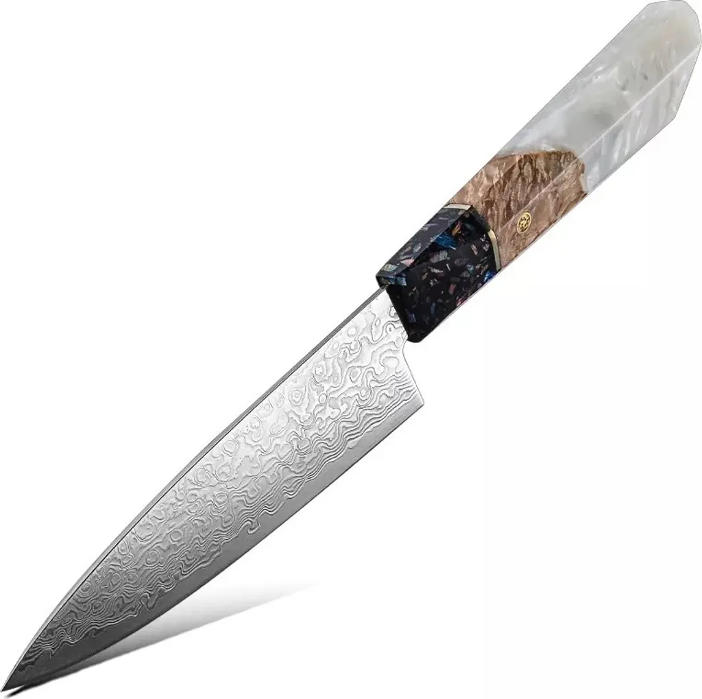 Offerta Coltello Damascato Saltama Paring Bianco KP20106 - Affrettati!