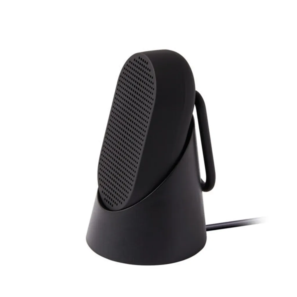 Enceinte Bluetooth Étanche Lexon Mino T Noire avec Support de Charge