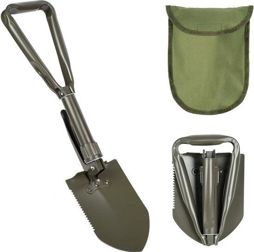 Klap-Schop - multifunktionell - 61 x 155 cm - Camping-Set - grün