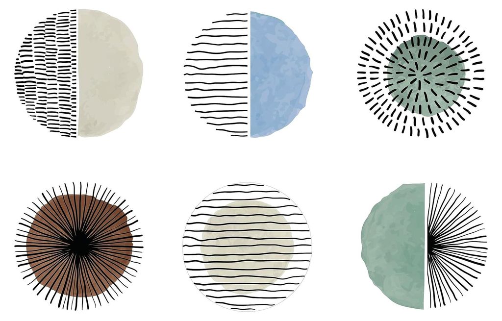 Set aus 6 Platztellern Ø 33 cm aus Kunststoff PP, Venice Lido