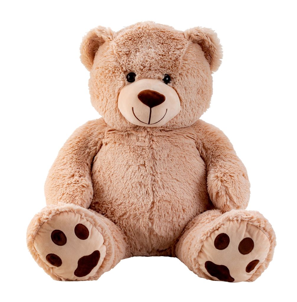 Teddybär Kuschelbär Braun mit Schleife 56 cm groß Plüschbär Kuscheltier 