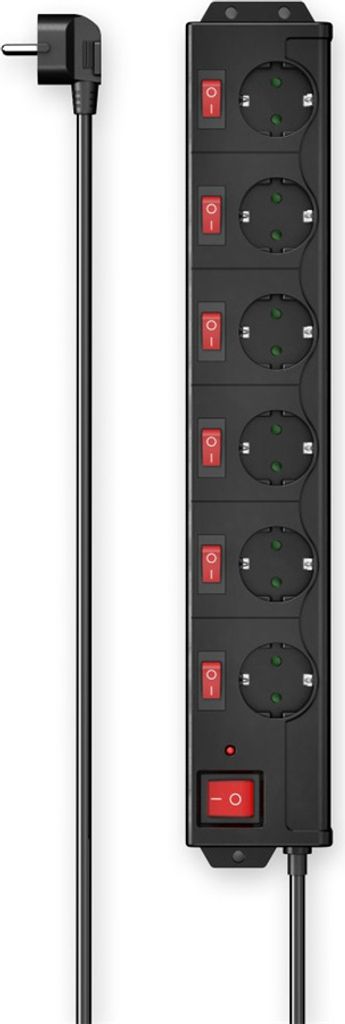 Hama 00223160 Intelligente Steckerleiste 6 AC-Ausgänge 1,4 Immagine del prodotto 