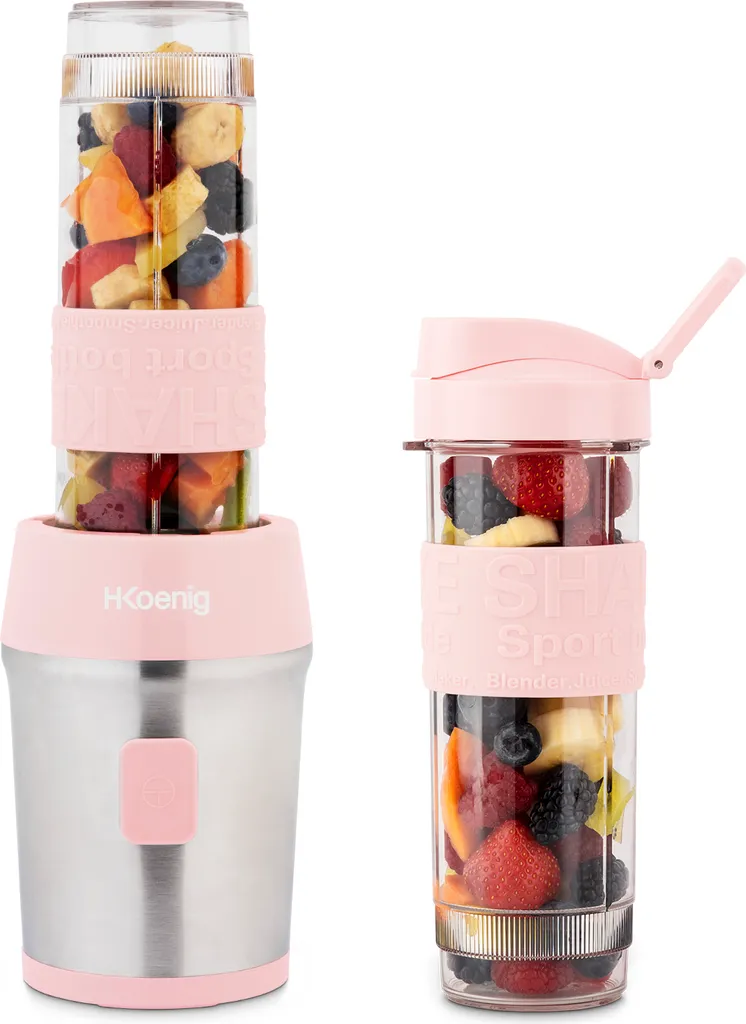 Mini mixeur pour smoothies frais et shakes protéinés 2 gourdes incluses