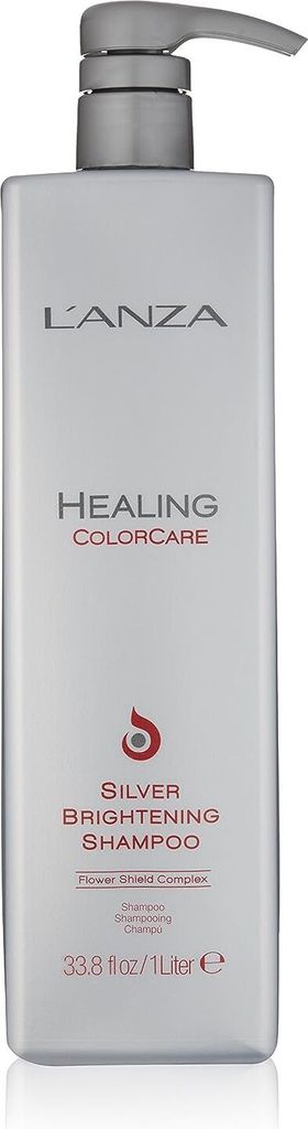 L’ANZA Healing ColorCare Silver Brightening Shampoo schützendes Shampoo für platinblondes und graues Haar 1000 ml
