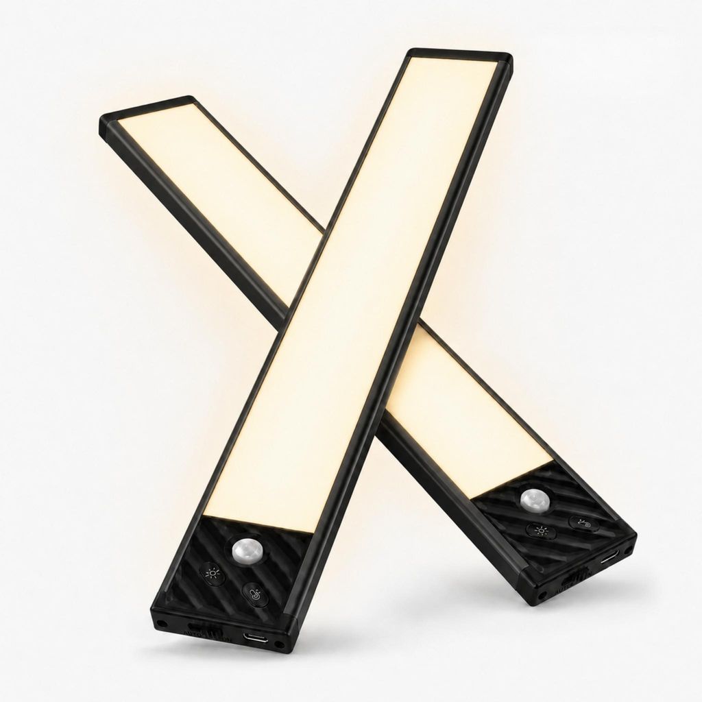 2er-Set LED-Unterbauleuchten, 34 cm Schrankleuchten mit Produktbild 