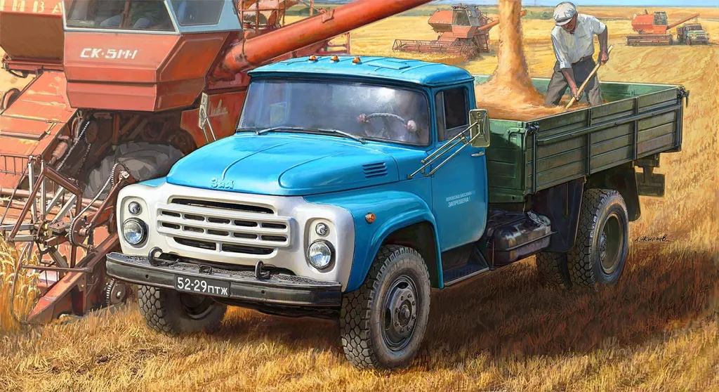 Zil 130 1:35 Réplique Fidèle en kit pour passionnés d'histoire soviétique