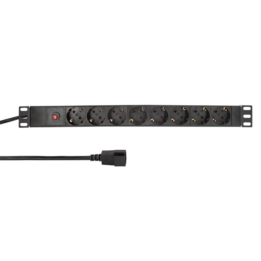 Alimentation Serveur LogiLink PDU8C03 8x C13 pour Baie de Brassage 19