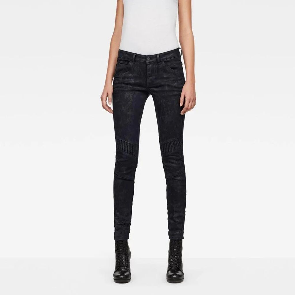 G-star 5622 D-motion 3d Mid Waist Skinny Jeans Schwarz 24 / 30 Damen Schwarz 24