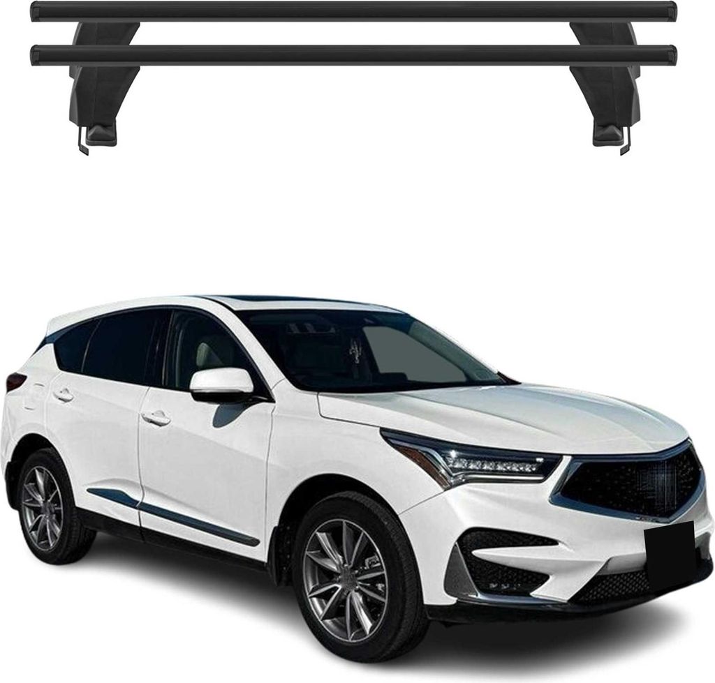 Menabo Dachträger Grundtäger für Acura RDX III 2019-2025 50kg Alu Schwarz 2 tlg