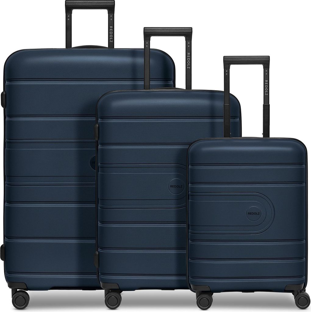 REDOLZ Essentials 11 Trolley Set 3-teilig Midnight Blue dunkelblau 56cm