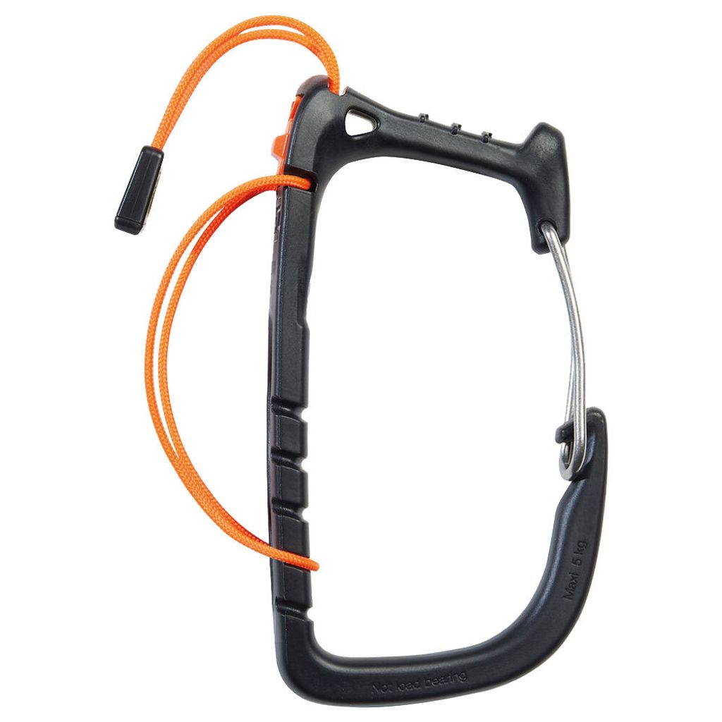 PETZL Caritool Evo Eisschraubenhalter Unisex Erwachsene Schwarz Ausrüstung Klettern Wandern Outdoor Sport