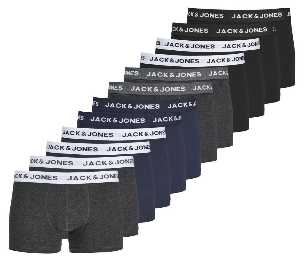 JACK & JONES JACSOLID: Paquete de 12 calzoncillos Imagen del producto 
