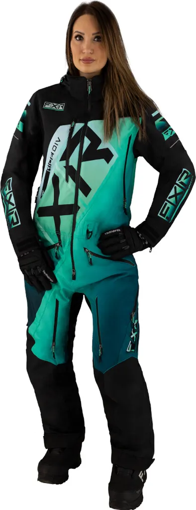 FXR CX Lite 2023 Combinaison Motoneige Monopièce Femme Verte Taille 4
