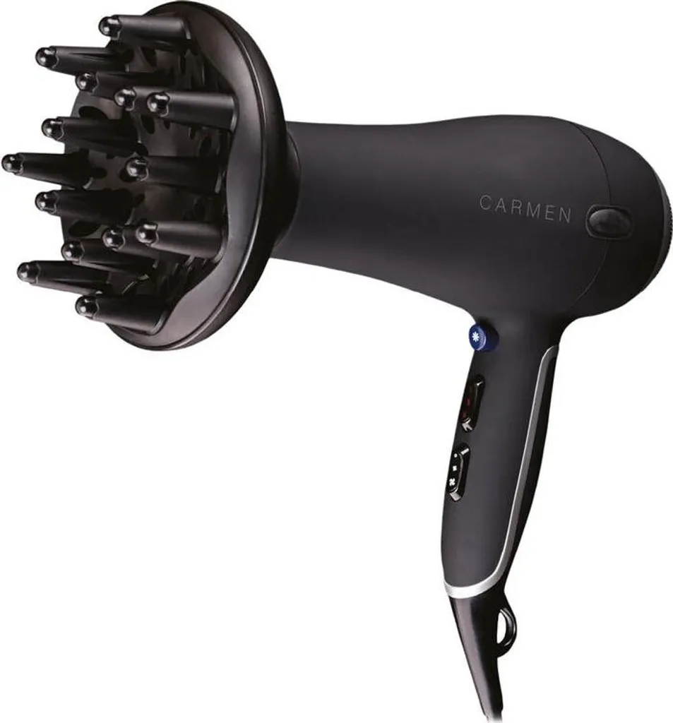 Sèche-cheveux Carmen 2000W Coolshot avec Diffuseur Salon Performance
