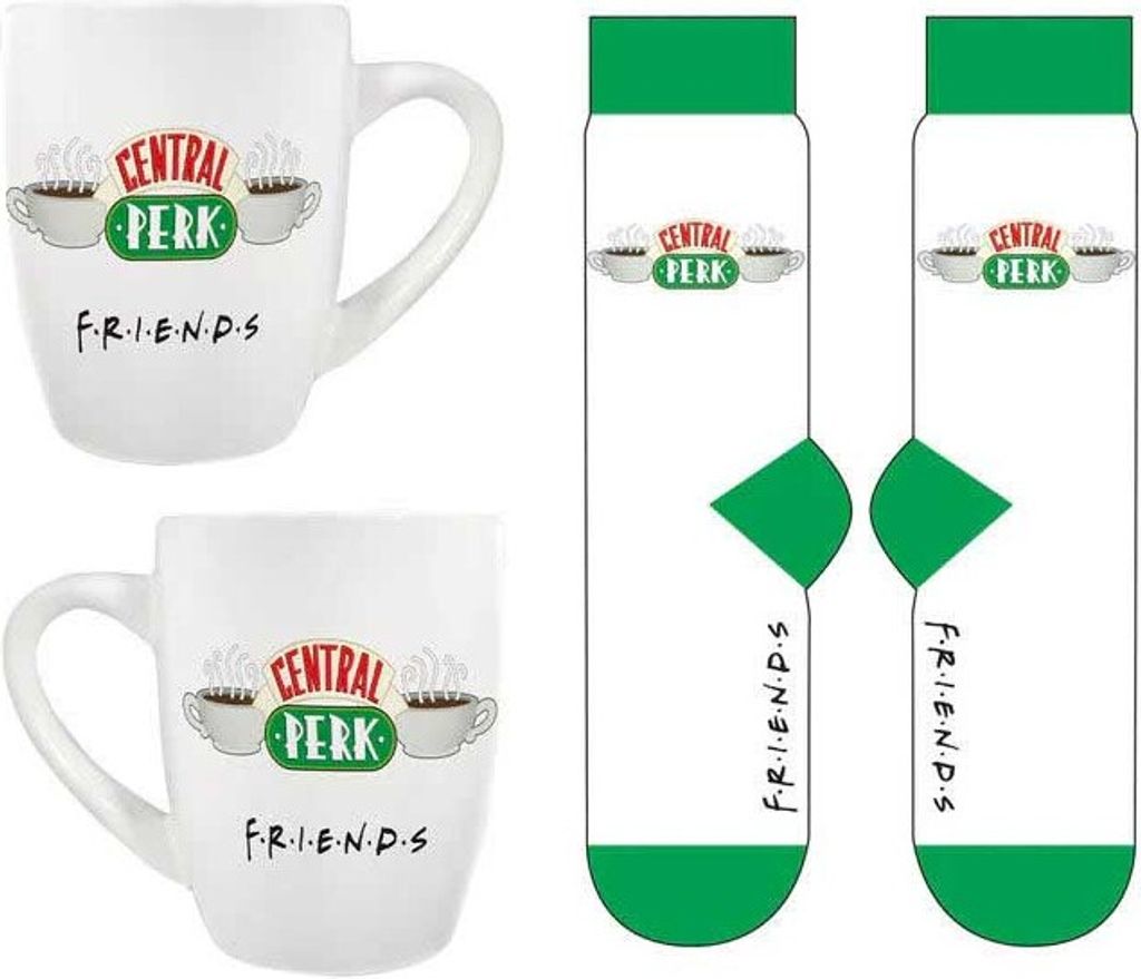 Pyramid Friends With Central Perk Mug And Socks Gift Set Immagine del prodotto 