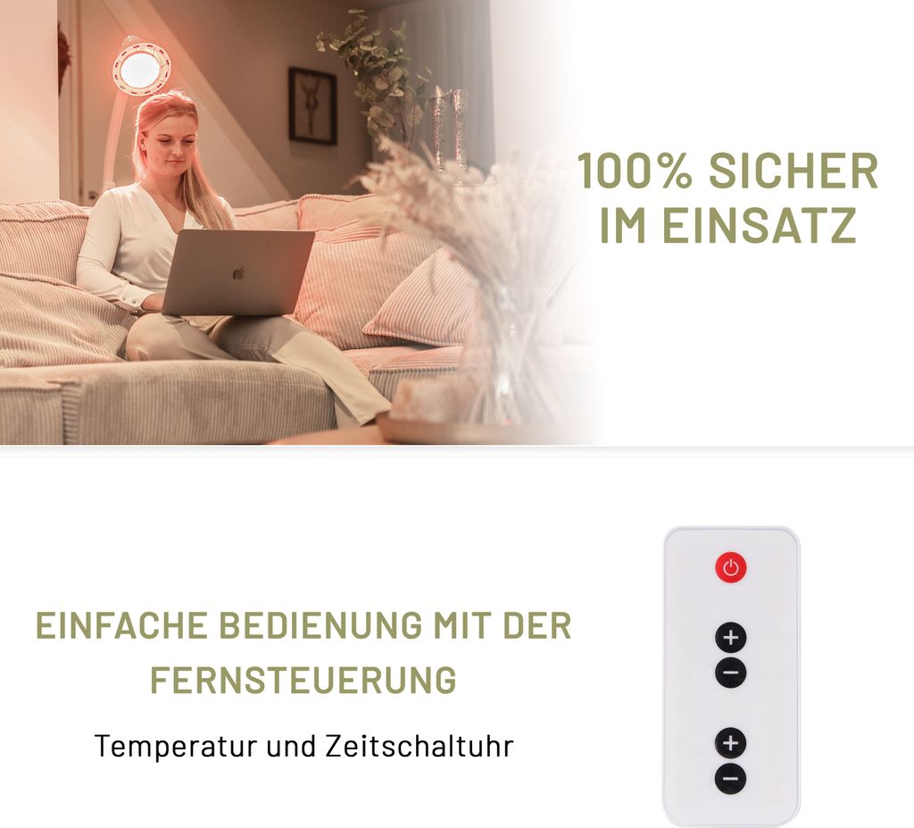275W Wärmelampe Rotlicht Infrarotlampe Rotlichtlam Produktbild-Vorschau 7