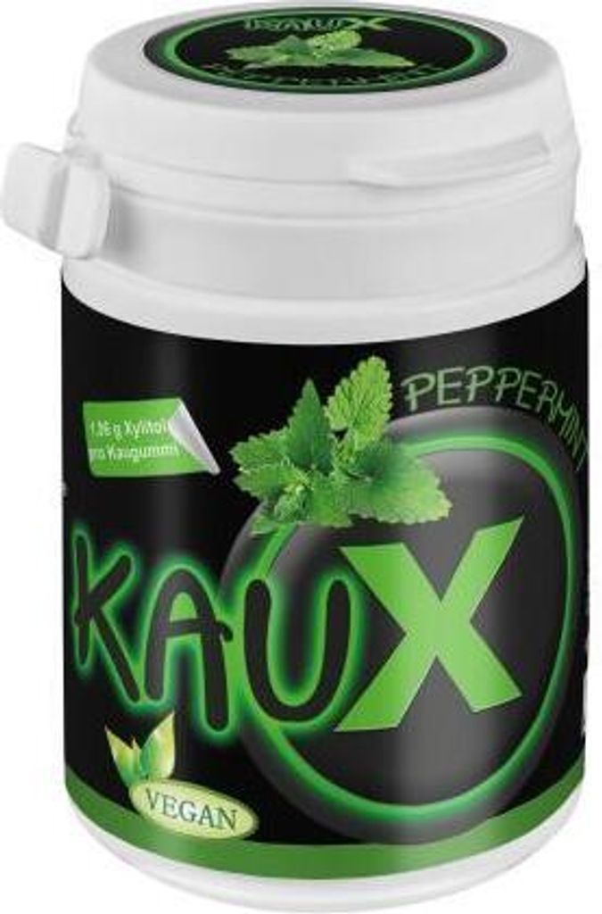 Kaux Zahnpflegekaugummi Peppermint mit Xylitol 40 St