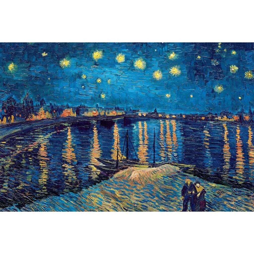La notte stellata sul Rodano. 1000 parti Immagine del prodotto 