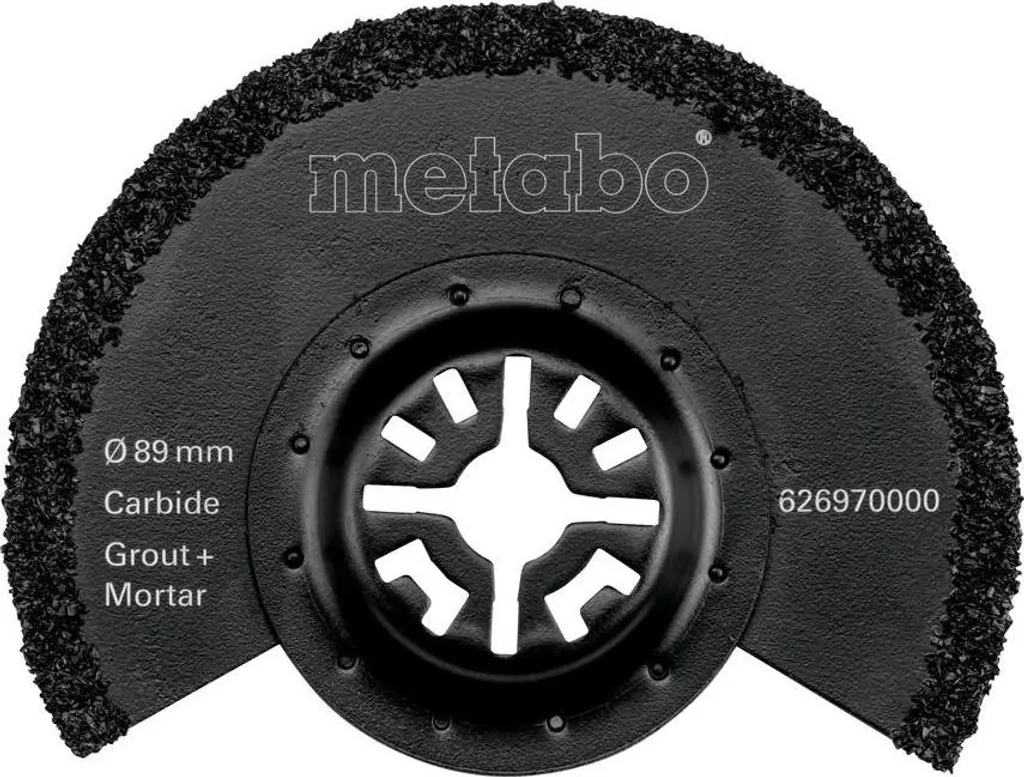 Disque de coupe segmenté carbure pour outil multifonction Metabo Ø 89mm