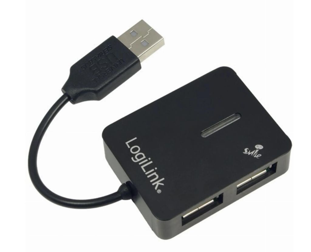 LOGILINK USB-Hub UA0139 4-port Smile Produktbild 