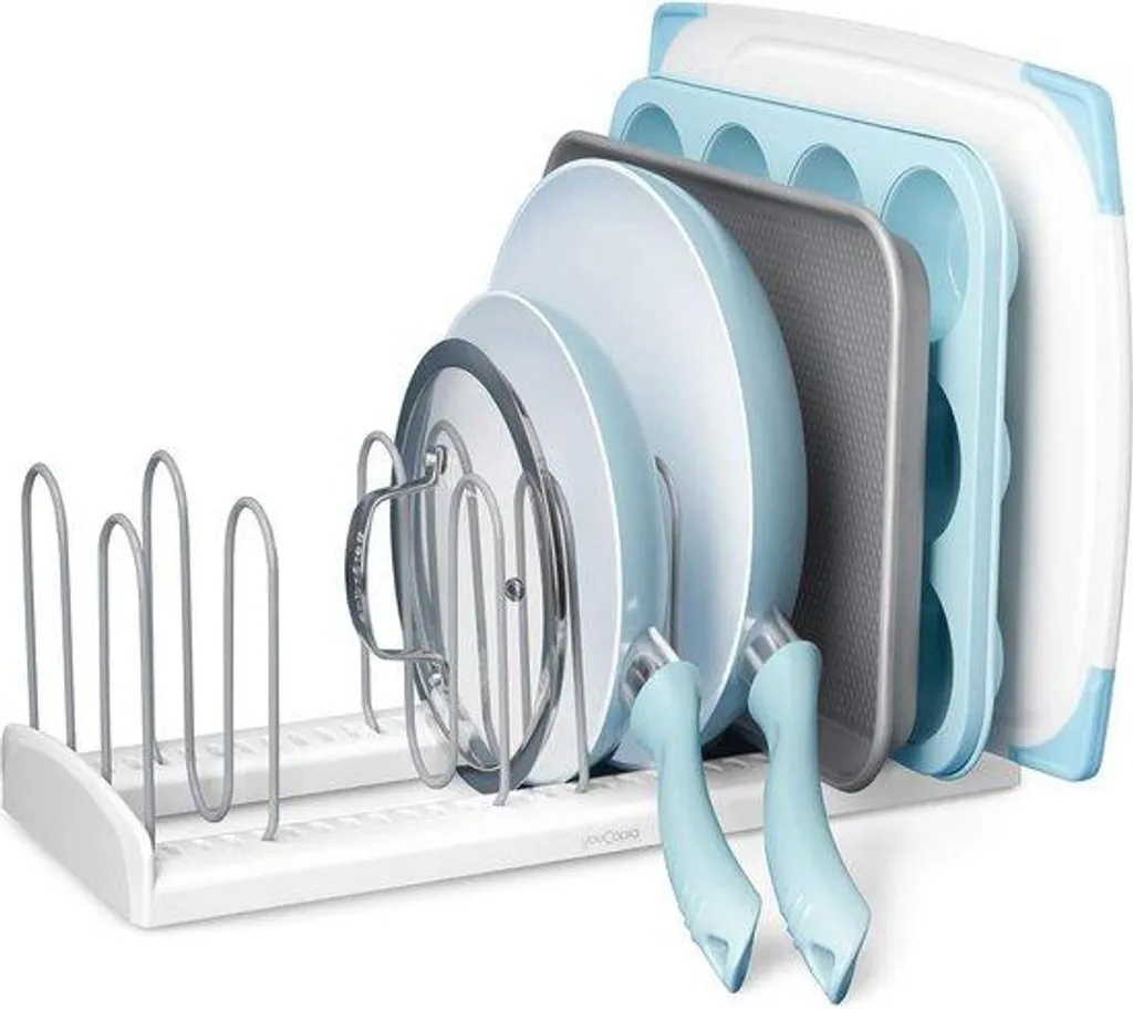 Rack de cuisine anti-encombrement avec séparateur amovible réglable