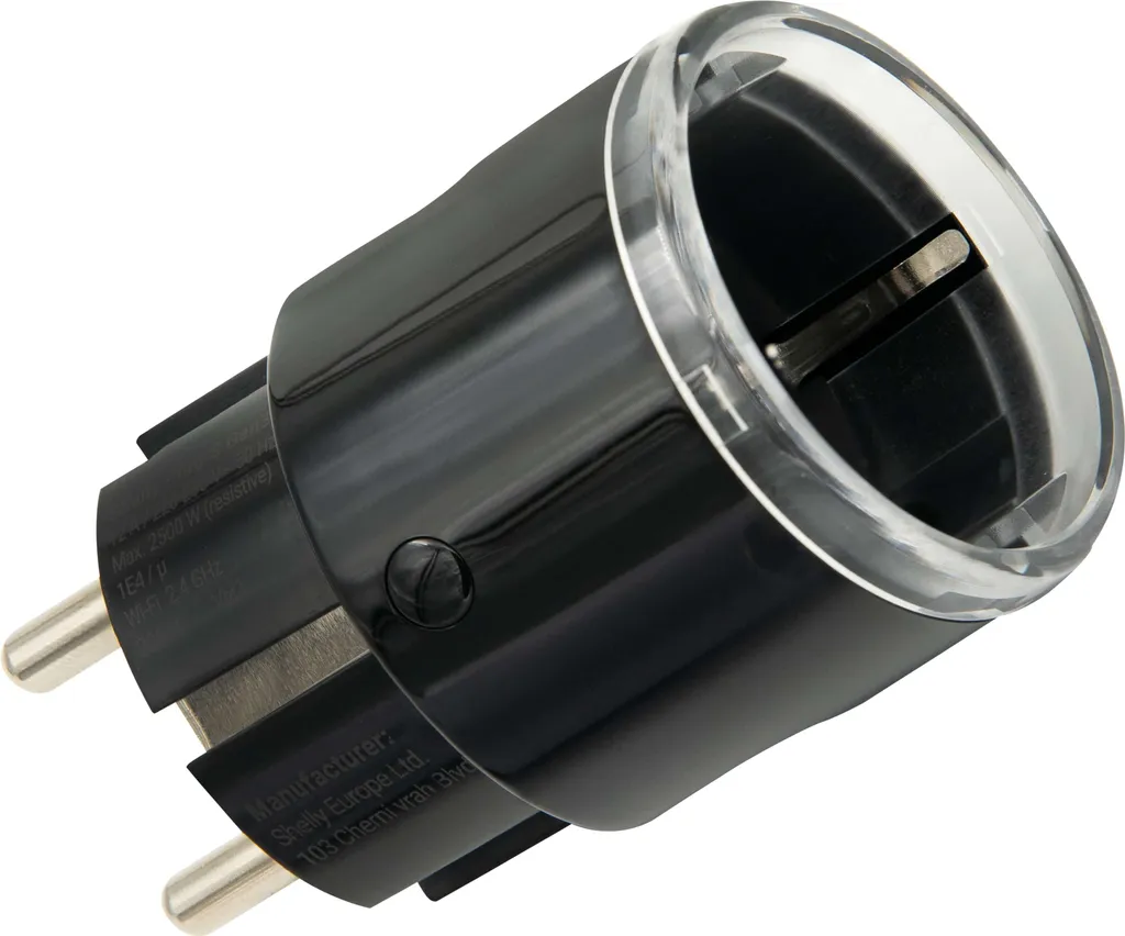Shelly Plug S Gen3 Pack 4: Design Nero e Controllo Energetico Matter - 2