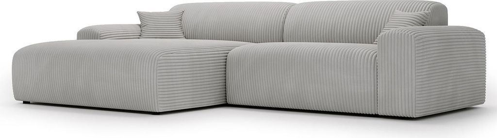 ECKSOFA mit Longchair - Cord