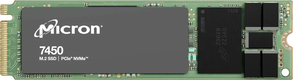 Micron 7450 PRO 480GB NVMe M.2 2280 SSD Interne pour Serveur Datacenter