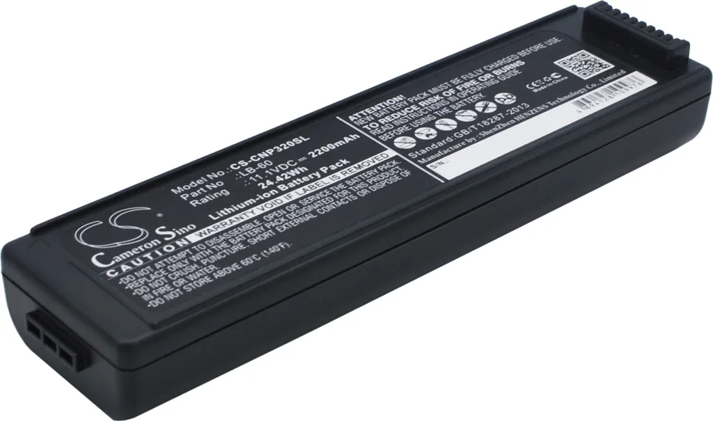 Batterie Li-ion haute capacité pour Canon LK-62 et PIXMA iP100 mini