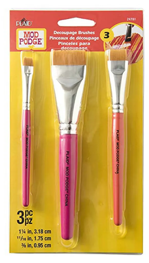 Pinceaux Mod Podge pour Appliquer sans Bulles ni Traces de Collage