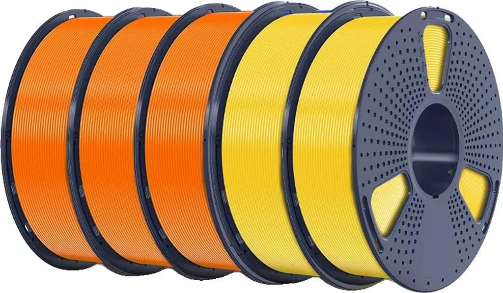 Filament 3D PLA pour Projets Créatifs - Set 5 Couleurs Chaudes 1.7mm