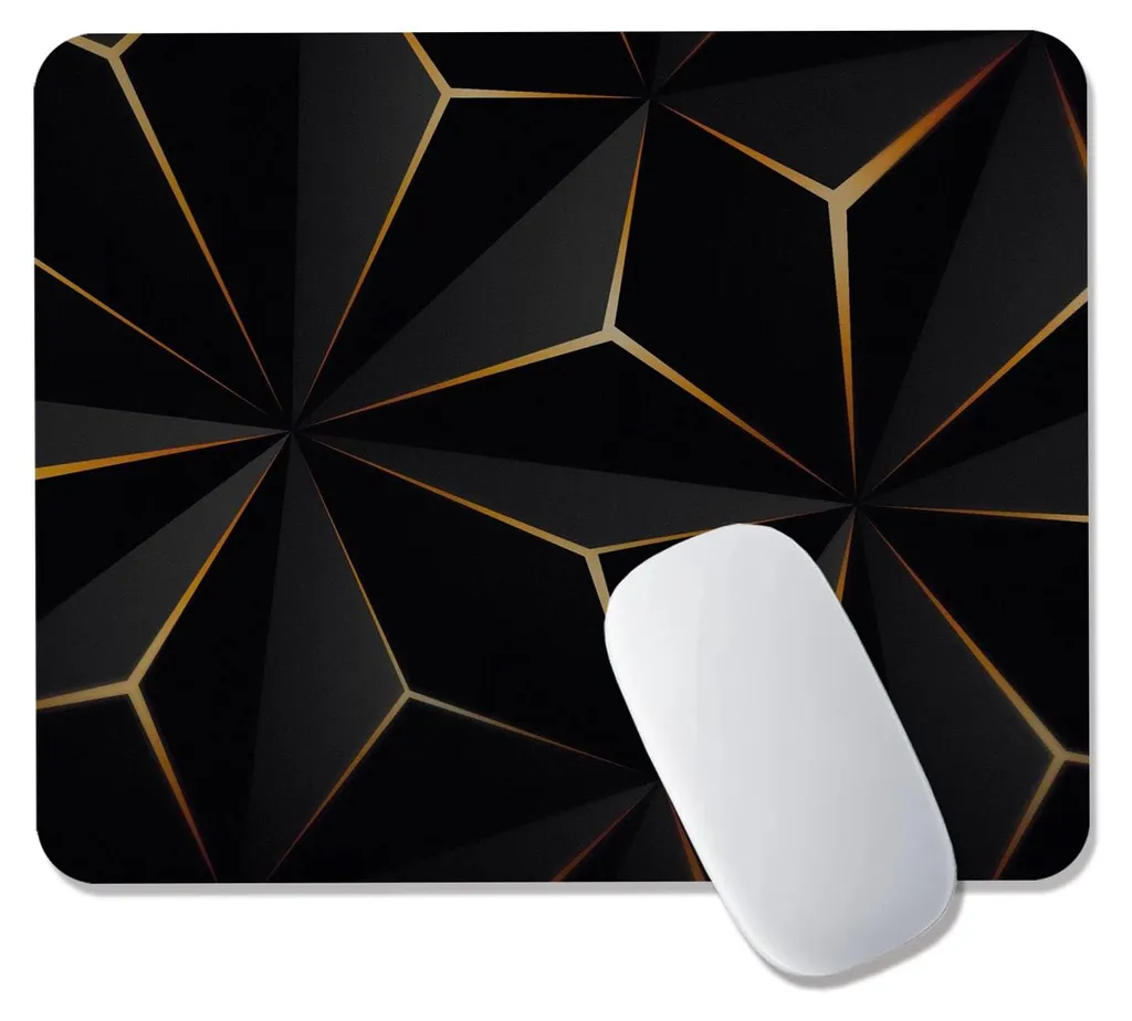 Tapis de souris gaming en tissu Losange 24 x 20 cm pour PC et Bureau