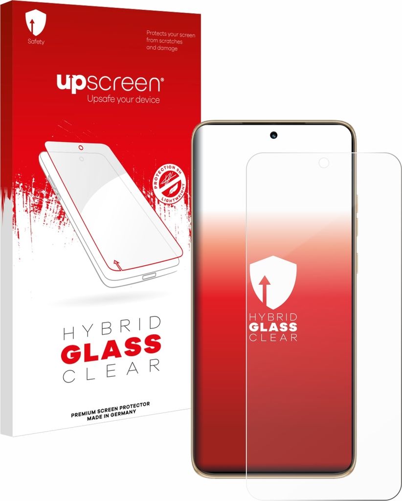 upscreen Schutzglas für Motorola Edge 50 Neo Schutzfolie Panzer Folie Glas Display Schutz klar