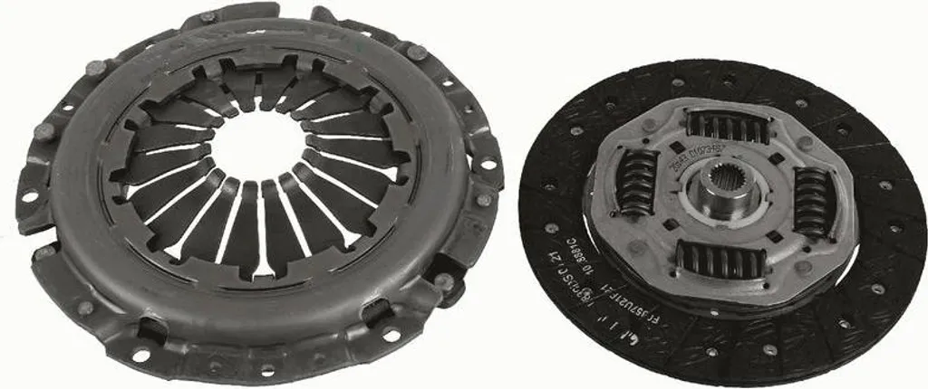 Kit d'embrayage SACHS 3000 950 687 pour Astra K OE 24266041 Complet