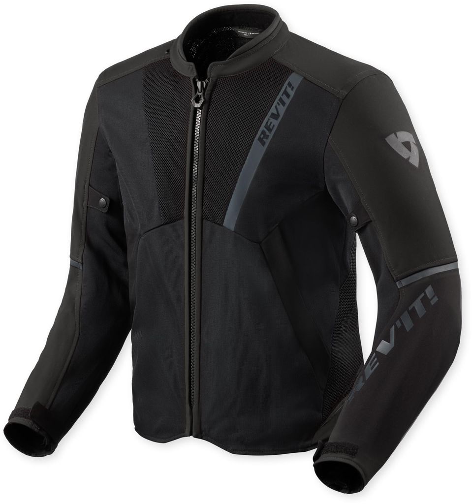Revit GT-R 4 Air Motorrad Textiljacke, schwarz, S