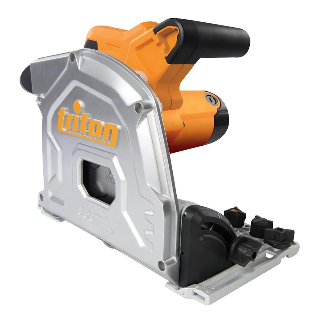 Scie Plongeante Triton TTS1400 1400W avec Rail de Guidage Précis