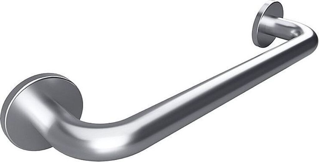BELP Haltegriff Edelstahl gebürstet mit Abdeckung 480x80x106 mm, 120 kg Traglast für Bad & WC >> zum Bohren