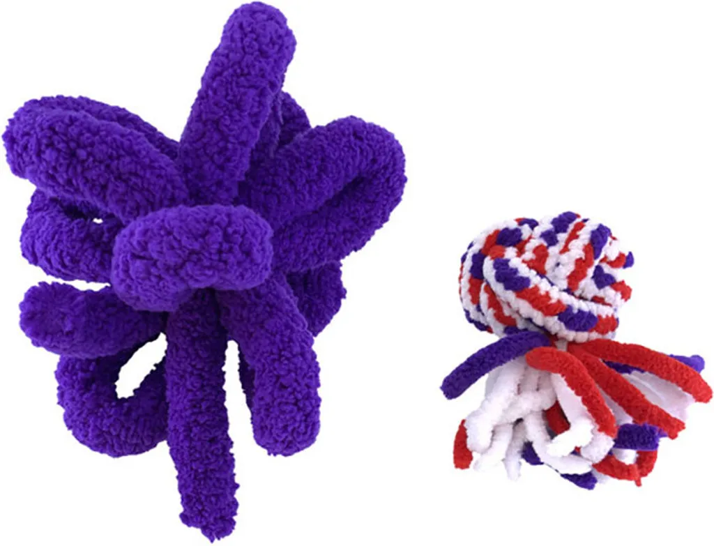 KONG Cat Active Rope - Rosso/Viola: Design e Divertimento Felino